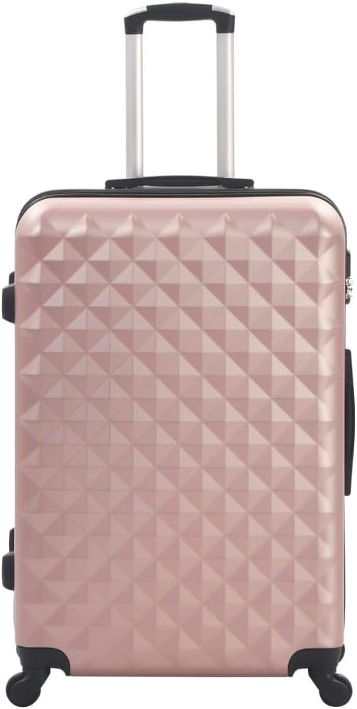 vidaXL Set of 3 Hard Suitcases ABS Travel Trolley Luggage Multicolor