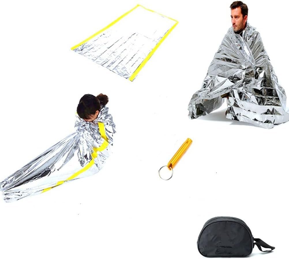 Moanyt Emergency Tent with Sleeping Bag, Emergency Blanket, Thermal Survival Shelter for Camping, Hiking, Outdoor Activities