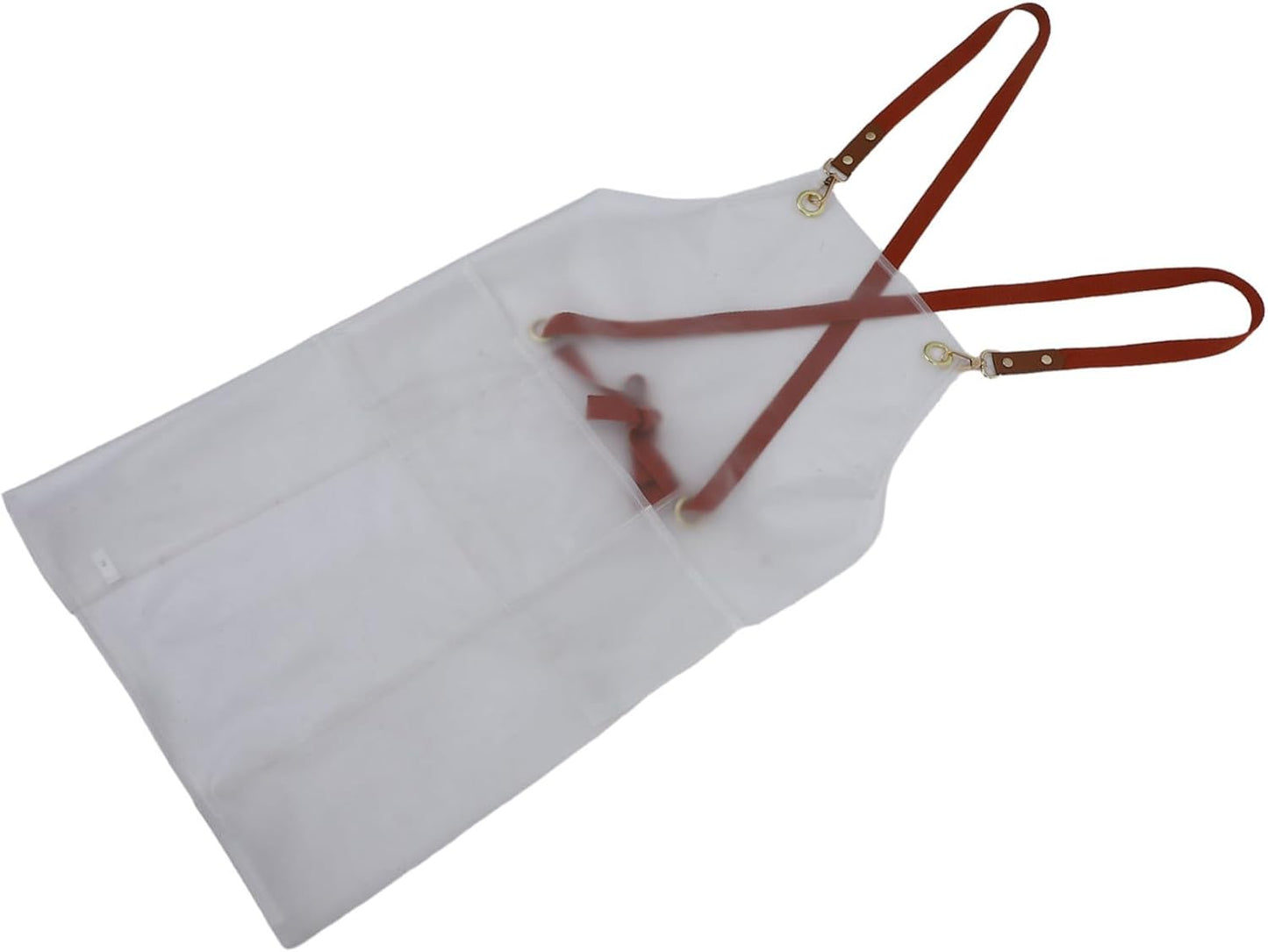 PENIKOKO Oil Apron for Adults Adjustable Strap Transparent Design for Painting Hair Dyeing and Crafting Reliable Protection Against Stains and Spills