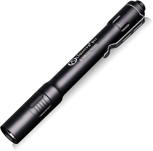 LIGHTFE Tactical Flashlight Pen Light with LED Source 3 Modes IPX-6 Waterproof Rate Pocket Size for Doctors and Nurses, Emergency Light, Dog Walking (D11)