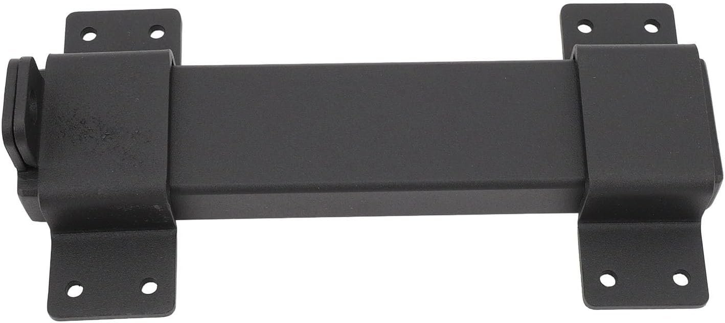 Slide Gate Duty Carbon Acciaio con Foro Non Lucchetto per Porta della Stalla, Recinzione e Sicurezza S
