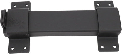Slide Gate Duty Carbon Acciaio con Foro Non Lucchetto per Porta della Stalla, Recinzione e Sicurezza S