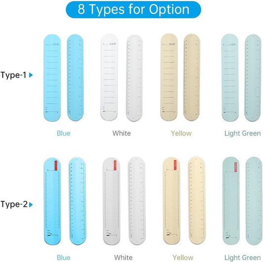 Wearable Notepad Silicone Memo Wrist Band Reminder Bracelet Waterproof to Do List Stap and Ruler Erasable with Oil-Based Pen Nurse Vet Techs Healthcare Learning Records Plans