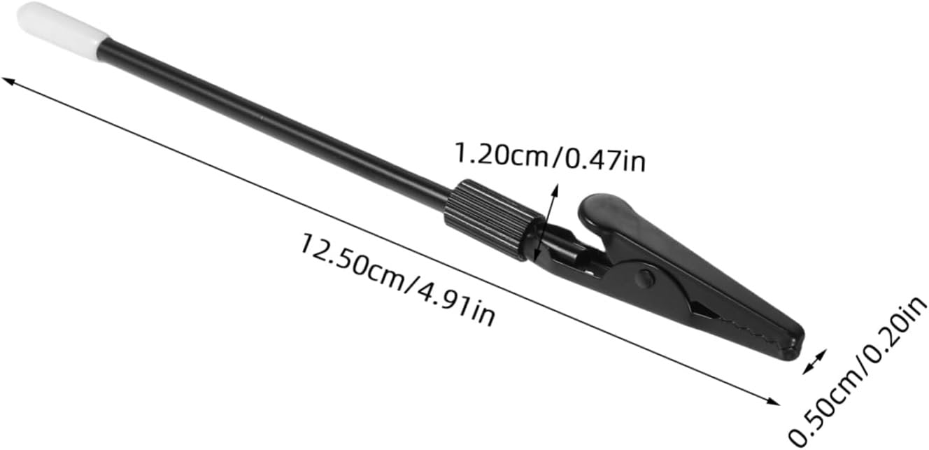 Gatuida 4PCS Metal Wire Alligator Clip Long Tailed Photo Holders for Cards Memos DIY Note Clips for Crafts Workspace Organization