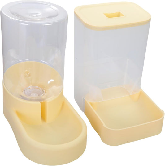 VIVIWI Set automatico di ciotole e ciotole per cani di piccola taglia con contenitore trasparente per alimenti decorativi per la casa