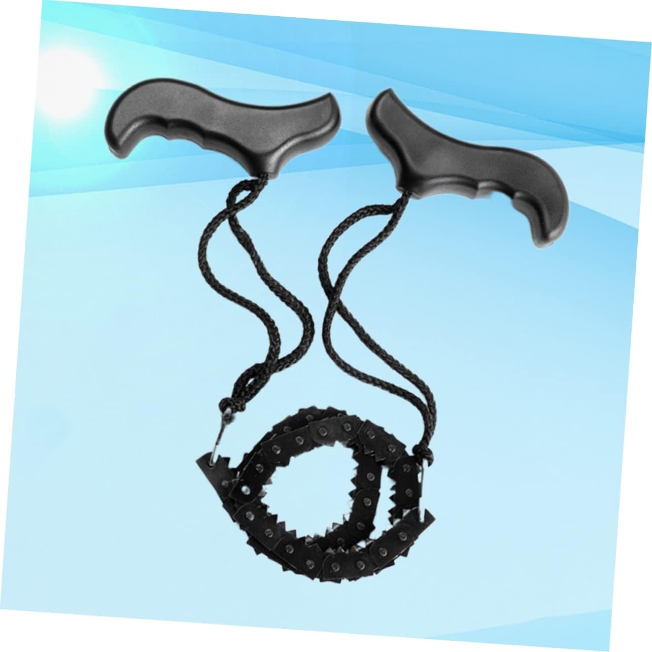 HEMOTON 1pc Portable Pocket Lightweight Survival Chain for Outdoor Camping Hiking Backpacking Durable