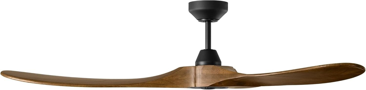 Maverick Smart Fan (Black with Dark Walnut Blades, 60-Inch)