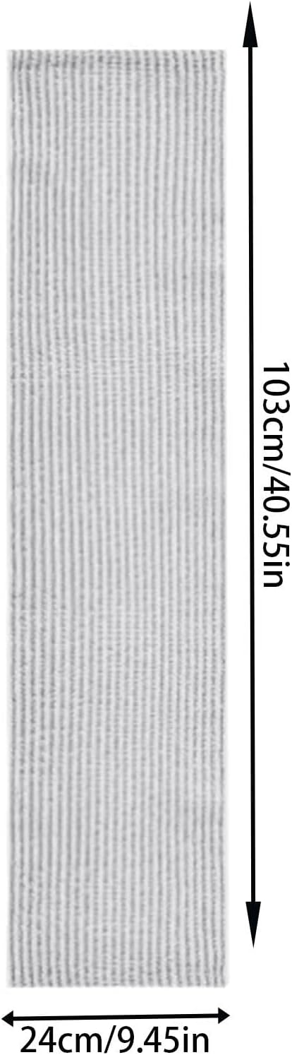 Iouyjiu 9.4 x 40.5 Inch Body Scrub Towel, Back Scrubber Washer, Reusable Beauty Washcloth, Scrub Towel Back Washcloth Shower Towel for Deep Cleaning, and Skin Care Essential Tool