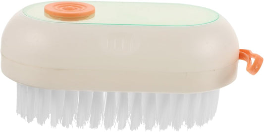 DECORNIJIA Multifunctional Shoe Cleaning Brush with Liquid Dispenser Ergonomic Design for Shoes and Clothes Soft Bristles for Gentle Cleaning Essential Home Maintenance Tool