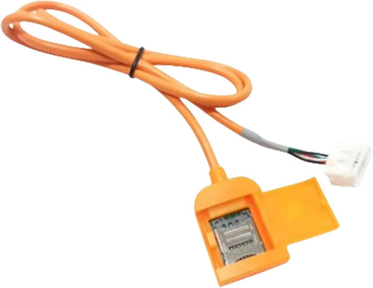 Upgraded Large Screen Car Navigation Cable with Card Slots Smooth Online Streaming for Fast Internet Access