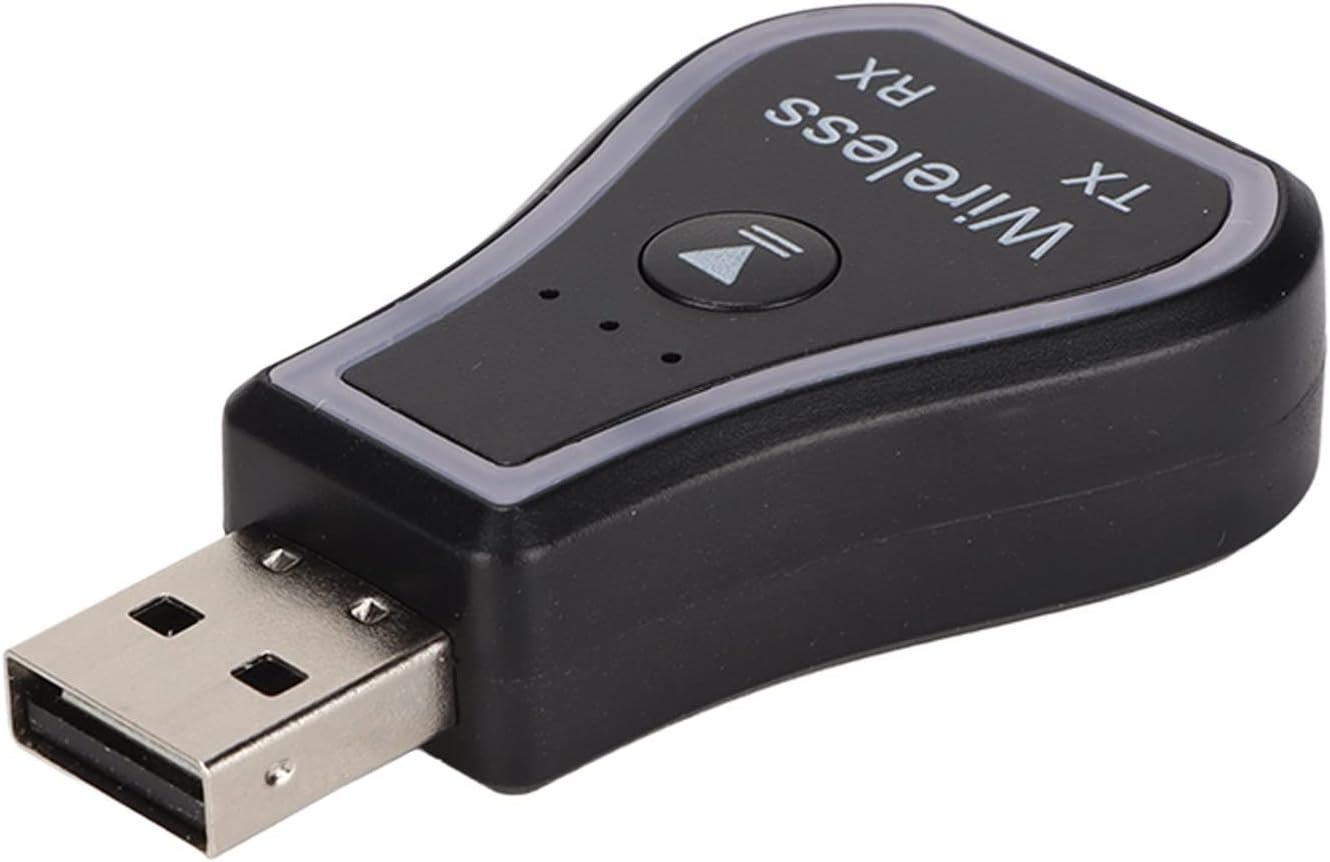 5.0 Transmitter Receiver Mini USB Adapter for The Stereo System for Heimstereo, RGB Giving Light for Wireless Music Streaming, Which is Compatible with Television, Headphones [Home Entertainment]
