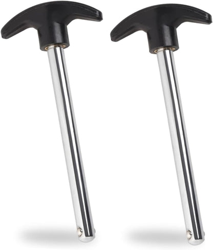 Liyquint 2Pcs Stainless Steel Weight Stack Pins - Locking Gym Pin Selector for Drop Sets, Universal Replacement Pins for Home & Commercial Gym Equipment, Fitness Machine Accessories.