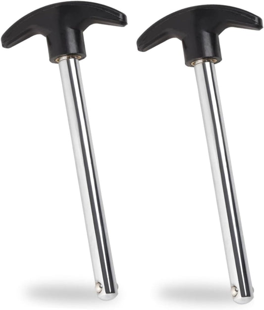 Liyquint 2Pcs Stainless Steel Weight Stack Pins - Locking Gym Pin Selector for Drop Sets, Universal Replacement Pins for Home & Commercial Gym Equipment, Fitness Machine Accessories.