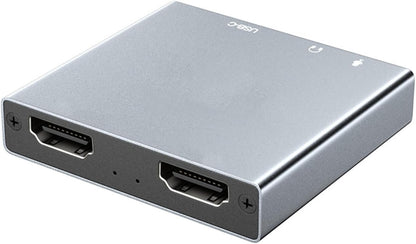 High Performances USB HDTV Video Capturing Card 4K 30Hz Compatible for Multiple HDTV Interfaces for Seamlessly Streaming