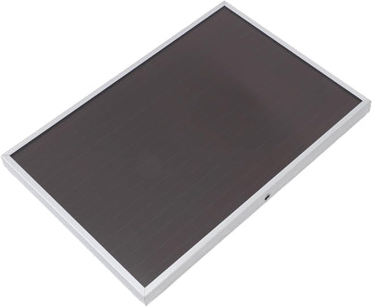 20 Watt 12 Volt Solar Panel Solar Trickle Charger, Aluminum Frame Amorphous Silicon Panel, USB Portable Charger Power for Camping, Outdoor Activities, Emergency