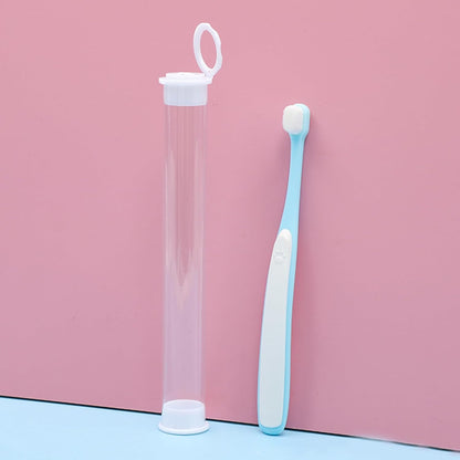 Pet Toothbrush, 4X Pets Soft Head Dentals Brush, 6.1x0.59 Inches, Wide Head Oral Hygiene Kit, Travel Care Routine, Gentle Bristle Cleaning Tool for Home Grooming