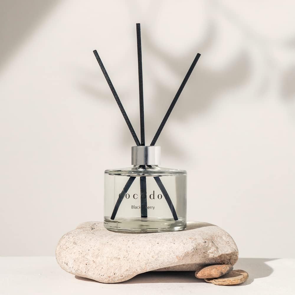 COCODOR Signature Reed Diffuser - Lovely Peony - 200ml - Reed Diffuser, Reed Diffuser Set, Oil Diffuser & Reed Diffuser Sticks, Room Décor & Office Décor, Home Fragrance, Gift
