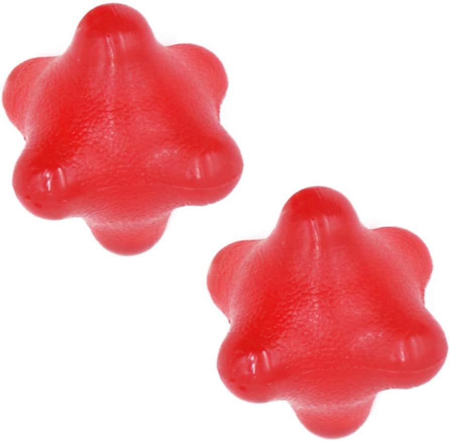 EXCEART Portable Hand Massage Ball 2 Pieces Silicone Massage Ball Trigger Point Trigger Massage for Myofascial Release Muscle Recovery