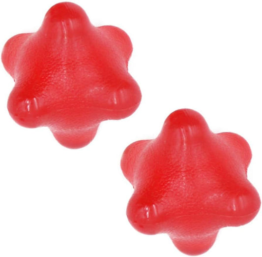 EXCEART Portable Hand Massage Ball 2 Pieces Silicone Massage Ball Trigger Point Trigger Massage for Myofascial Release Muscle Recovery