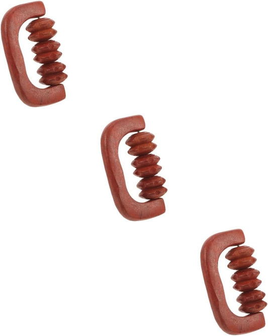 BESTYASH 3 Pezzi Massaggiatore in Legno Massaggiatore Per Il Mal Di Schiena Massager Posteriore Massaggiante Bastoncino Massaggiante Per Le Gambe Di Legno