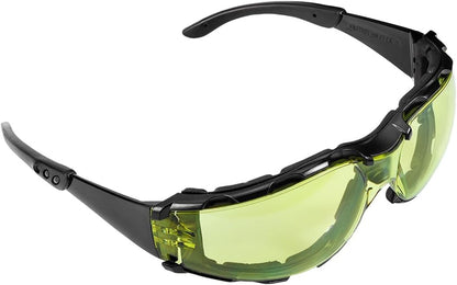 NEO TOOLS Protective Glasses with Foam Insert, UV Resistant and Side Protection in Various Designs
