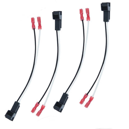 4 Pack Speaker Harness Replacement for GM Motors Buick Front Rear Door Speaker Wiring Harness Adapter 72-4568 - Door Speaker Replacement