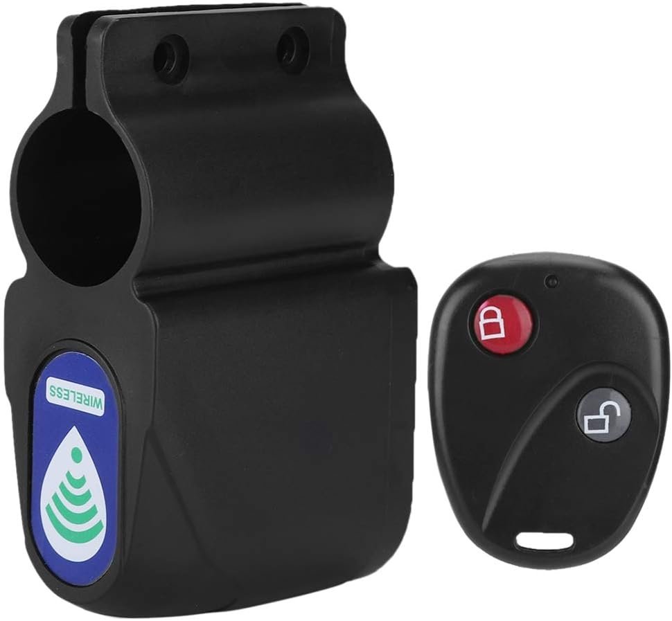Anti-Theft Bike Lock 120dB Alarm Security Lock 0.1kg Ultralight Wireless Remote Control Alarm