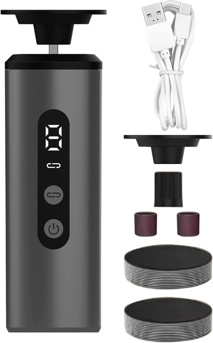 Ghjkldha Electric Callus Remover, Foot Scraper Tool with 9 Speed Ergonomic Dead Skin Remover, Pedicure Machine, Ideal for Winter Cracked Heels and Foots Care Routine