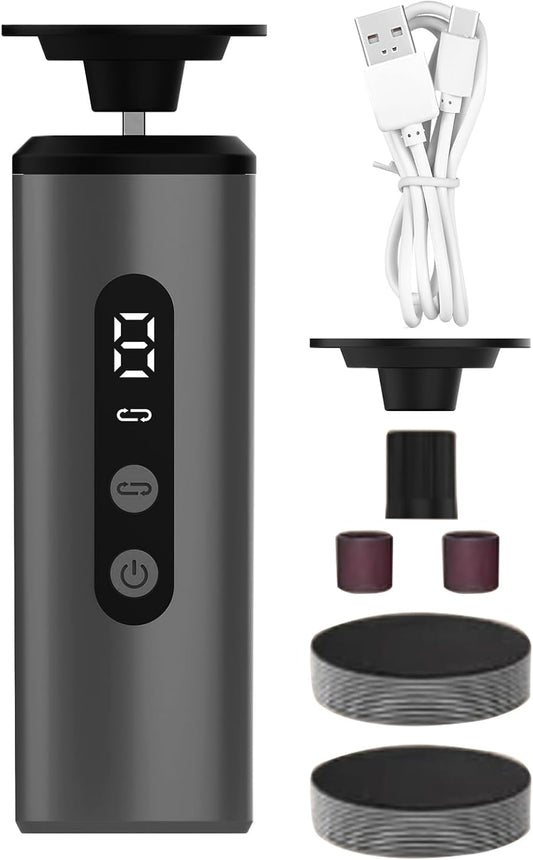 Ghjkldha Electric Callus Remover, Foot Scraper Tool with 9 Speed Ergonomic Dead Skin Remover, Pedicure Machine, Ideal for Winter Cracked Heels and Foots Care Routine