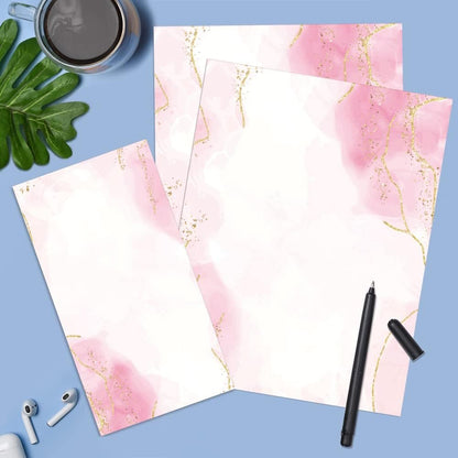 Paper Master Stationary Paper with Envelopes Set - Marble Stationery Paper Set with Letter Writing Paper-Letter Size (8.5 x 11 In), 36 Sheets + 24 Envelopes