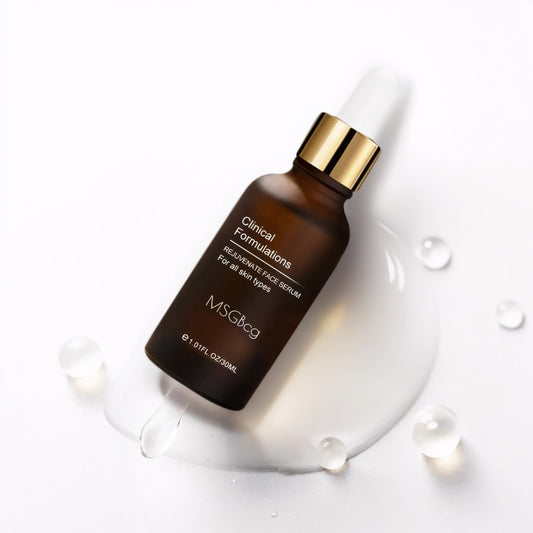 MSGBcg Rejuvenate Resurfacing Face Serum - Skin Care Serum for Face Wrinkles, Fine Lines, Dark Spots - Multi-Weight Hyaluronic Acid Formula for All Skin Types - 1 fl.oz.