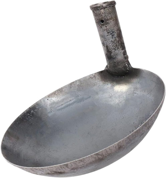 Milisten Garden Iron Water Ladle Scoop Ergonomic Long Handle Capacity Practical Tool for Watering Feeding and Material Handling Kitchen and Garden Use Easy to Clean