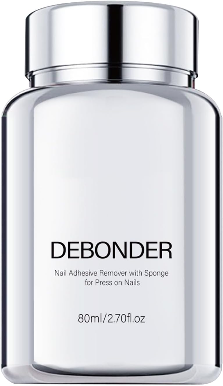 Nail Glue Remover, Adhesive Deboning Solution, Precision Gel Lifting Formula, White, Multipurpose Nail Care Tool, for Fingernails Toenails Home Salon, Long Lasting