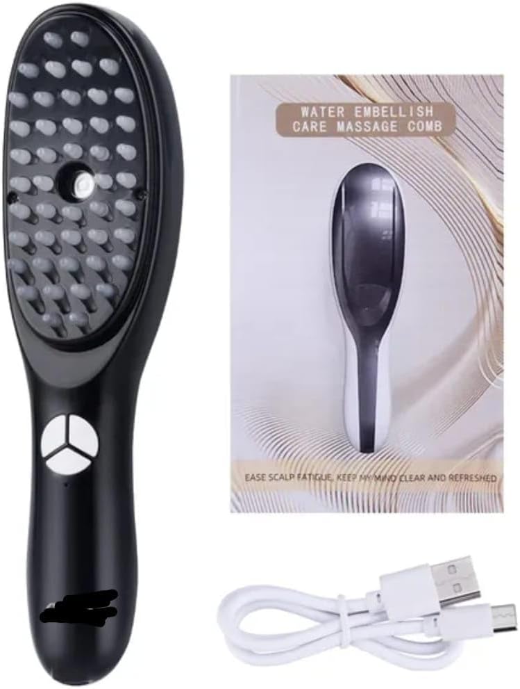 3 in 1 Electric Wireless Infrared Ray Massage Comb Hair Growth 3 Modes Vibration Head Scalp Massager Anti Hair Loss Care