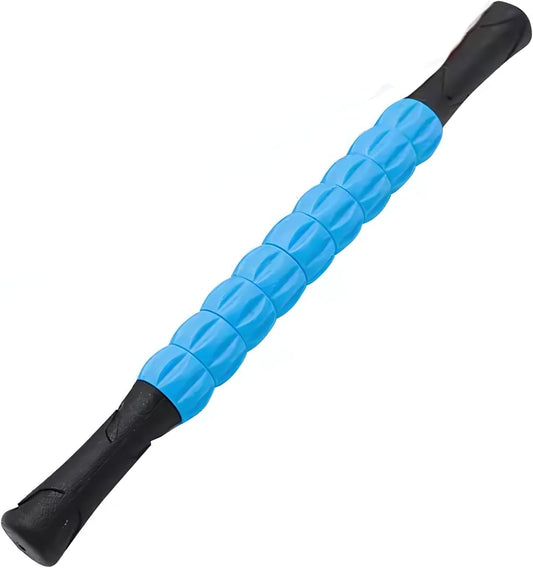 EZONEDEAL Muscle Roller Stick, Massage Roller, Body Massage Stick Release Myofascial Trigger Points Reduce Muscle Soreness Tightness Leg Cramps & Back Pain For Physical Therapy & Recovery (Blue)