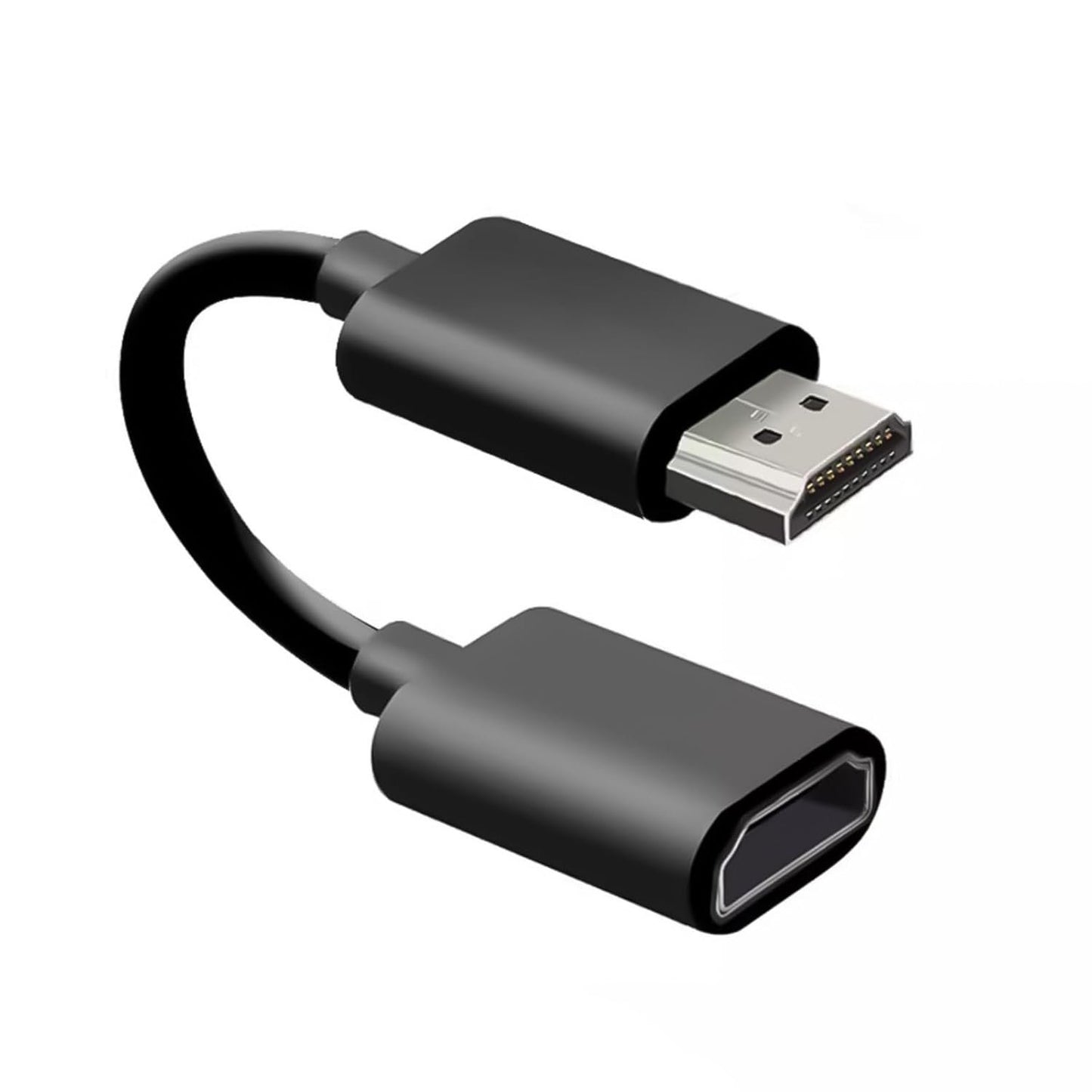 YUGSHNKFC Flexible HDMI2.0 Extension Adapter Male to Female Cable for 4K60Hz UHD Displays for Streaming