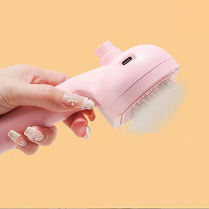 Cats Spray Brush, Multifunctional Dog Massager Brush, 7.48x4.33x2.68 Inches Ergonomic Design & Comfort, Pet Grooming Steamy Comb for a Pleasant Hygiene Experience.