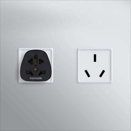 kwmobile 2 x Travel Adapter Type I - Travel Travel Travel Adapter Australia China New Zealand for Shaver Charger and More