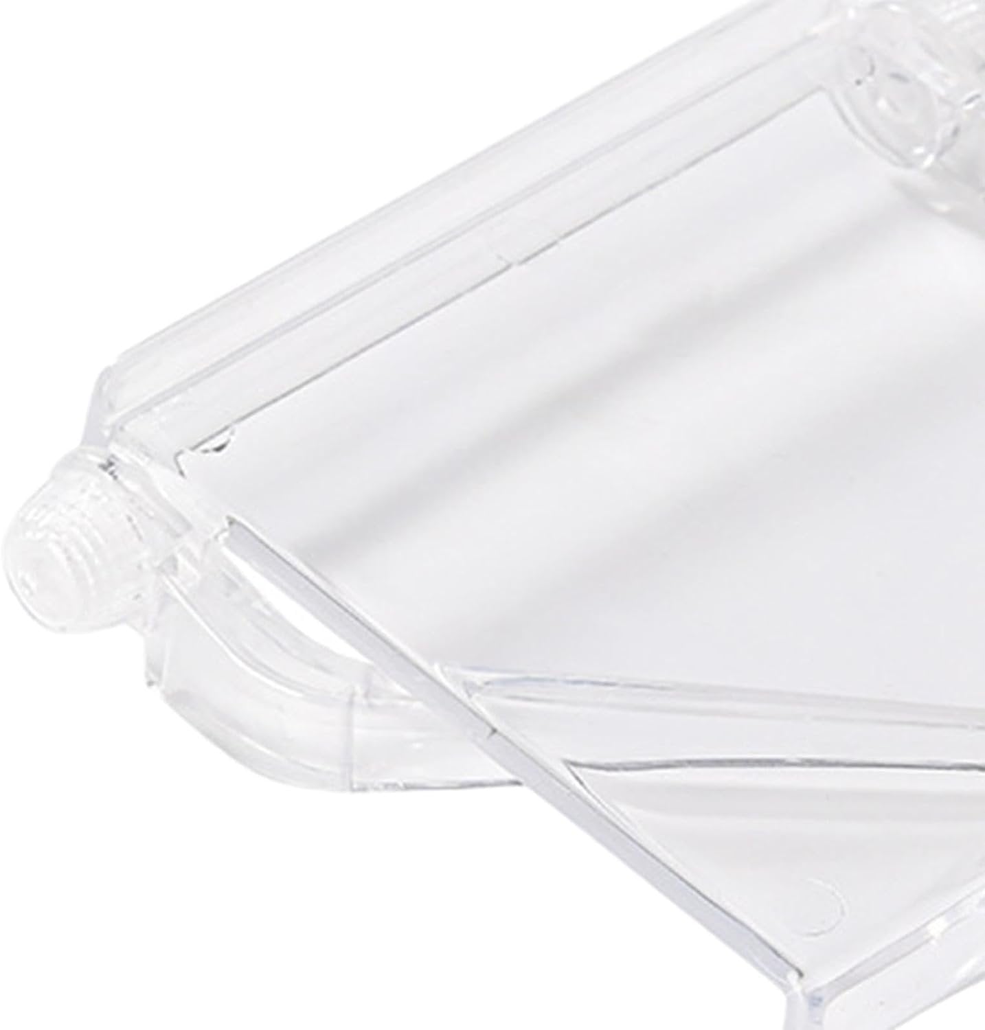 LeoLeozz TV Top Shelf Clear TV Top Storage Bracket for Media Boxes Streamings Devices