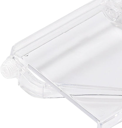 LeoLeozz TV Top Shelf Clear TV Top Storage Bracket for Media Boxes Streamings Devices