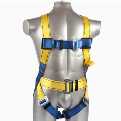Full Body Safety Harness Tool Fall Protection with D-Rings and Waist Belt,Universal Personal Protective Equipment