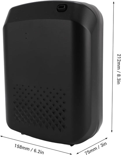 Cold Air Diffuser, Cold Air Technology, Aromatherapy Diffuser Without Easy to Use Water with The Control of Hotel Phone Applications at Home (Black)