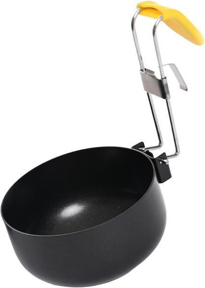 FLCPJGV 4x Cuociuova in Camicia, Cuociuova, Utensile Antiaderente, Portauova, Gadget Da Cucina, Dispositivo per Bollire Le Uova, Gadget Da Cucina, Supporto Pe