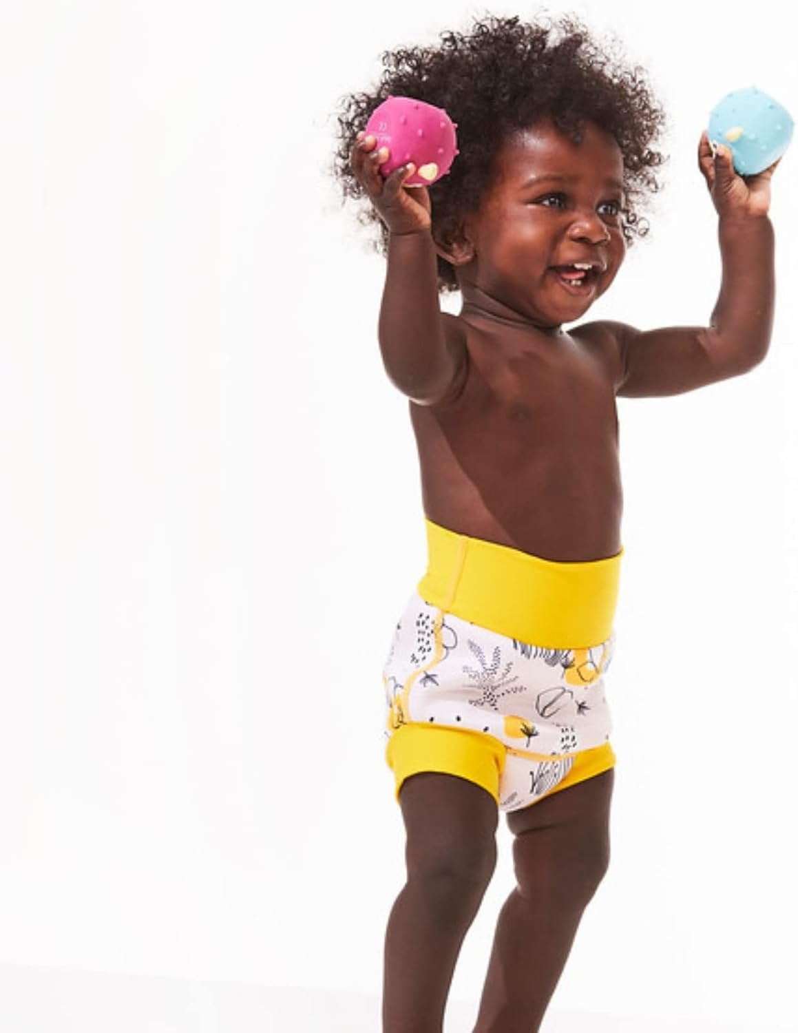 Splash About Happy Nappy Swim Diaper Flower Meadow, 2-3 Years