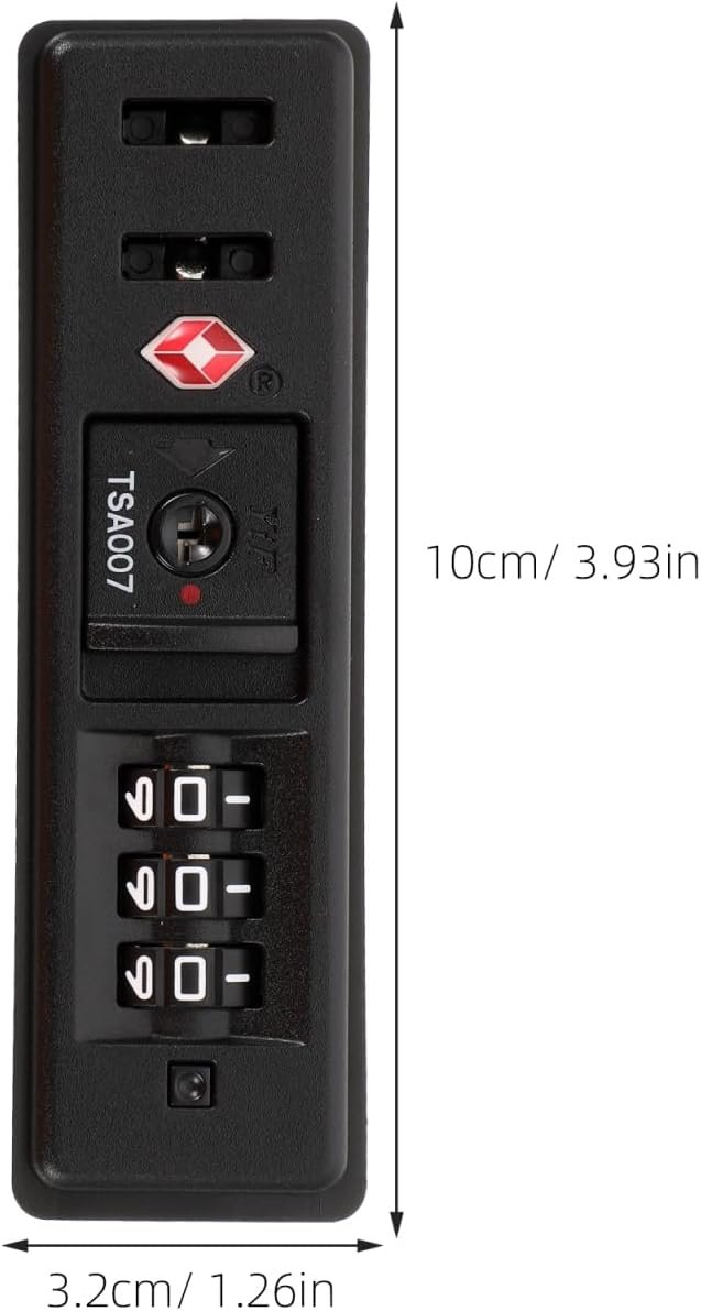 Mipcase Luggage Locks TSA Approved: Safety Suitcase Zipper Combination Lock for Baggage Outdoor Travel