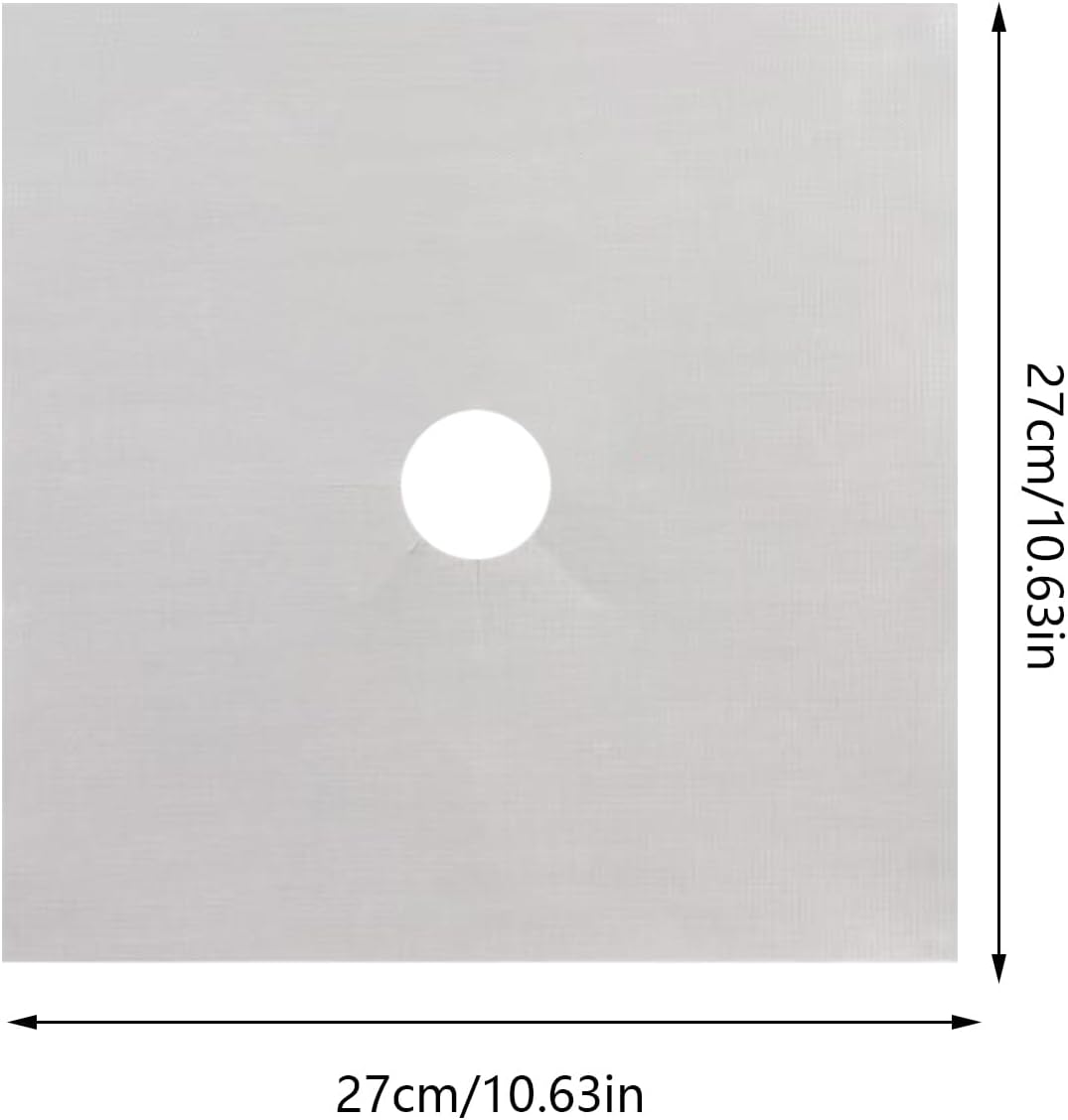 Stove Top Covers Burners, 4x Burner Protector, Heat Resistant Reusable Anti Oil Cleaning Pads, Essential Kitchen Gadget 10.63x10.63 Inches for Cooking in Rvs, Restaurants