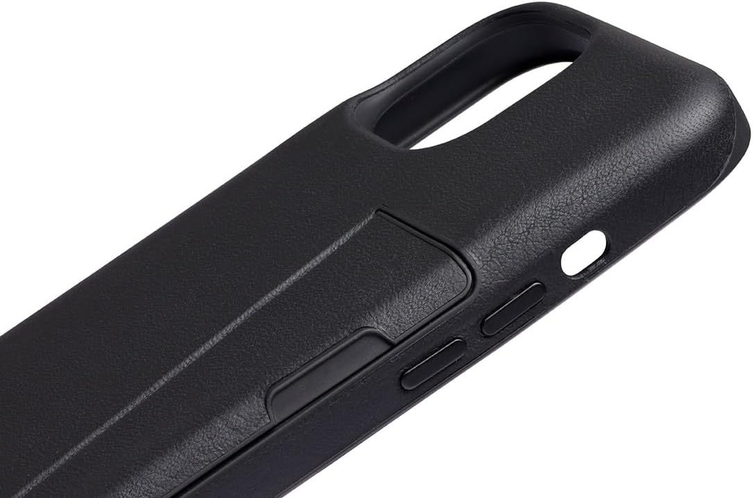 Bellroy Phone Case – 3 Card for iPhone 15 (Leather iPhone case, Phone Wallet) - Black