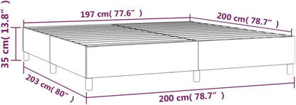 Lechnical Giroletto a Molle Rosa 200x200 cm in Velluto,Mobili,Letti e Accessori,Letti e telai per Letti