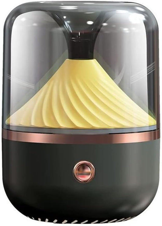 Air Humidifier Aromatherapy Diffuser Mini Humidifier Remote Control Aroma Diffuser Machine Essential Oil USB Ultrasonic Mist Maker for Office Home Car (Black)