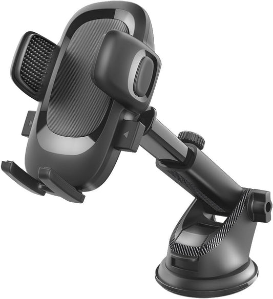 TESTON Phone Holders for Your Car, Universal Phone Holder with Air Vent, Windshield, Dashboard Mount Phone Holder with Suction Cup Base, Universal Cell Phone Car Mount, for All iPhone, LG, Samsung